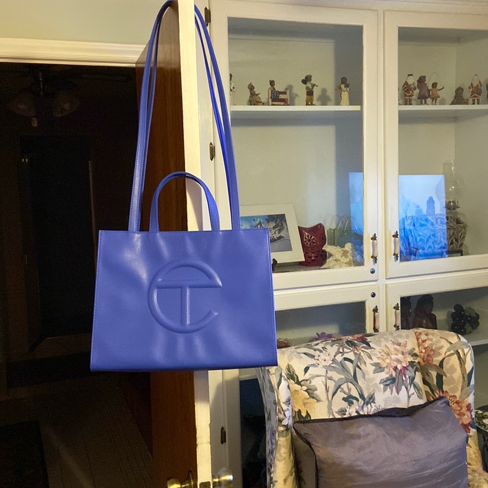 BRAND NEW! Medium Blue TELFAR!